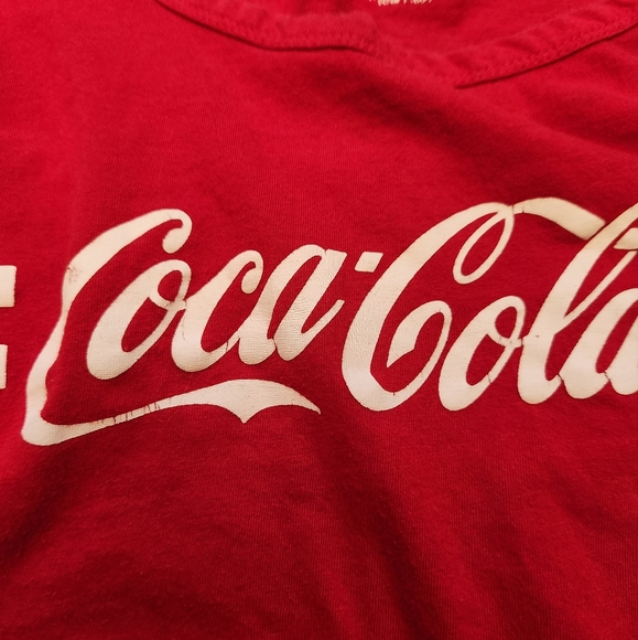 Coca-Cola Checkered Tie Crop Top - Picture 2 of 6